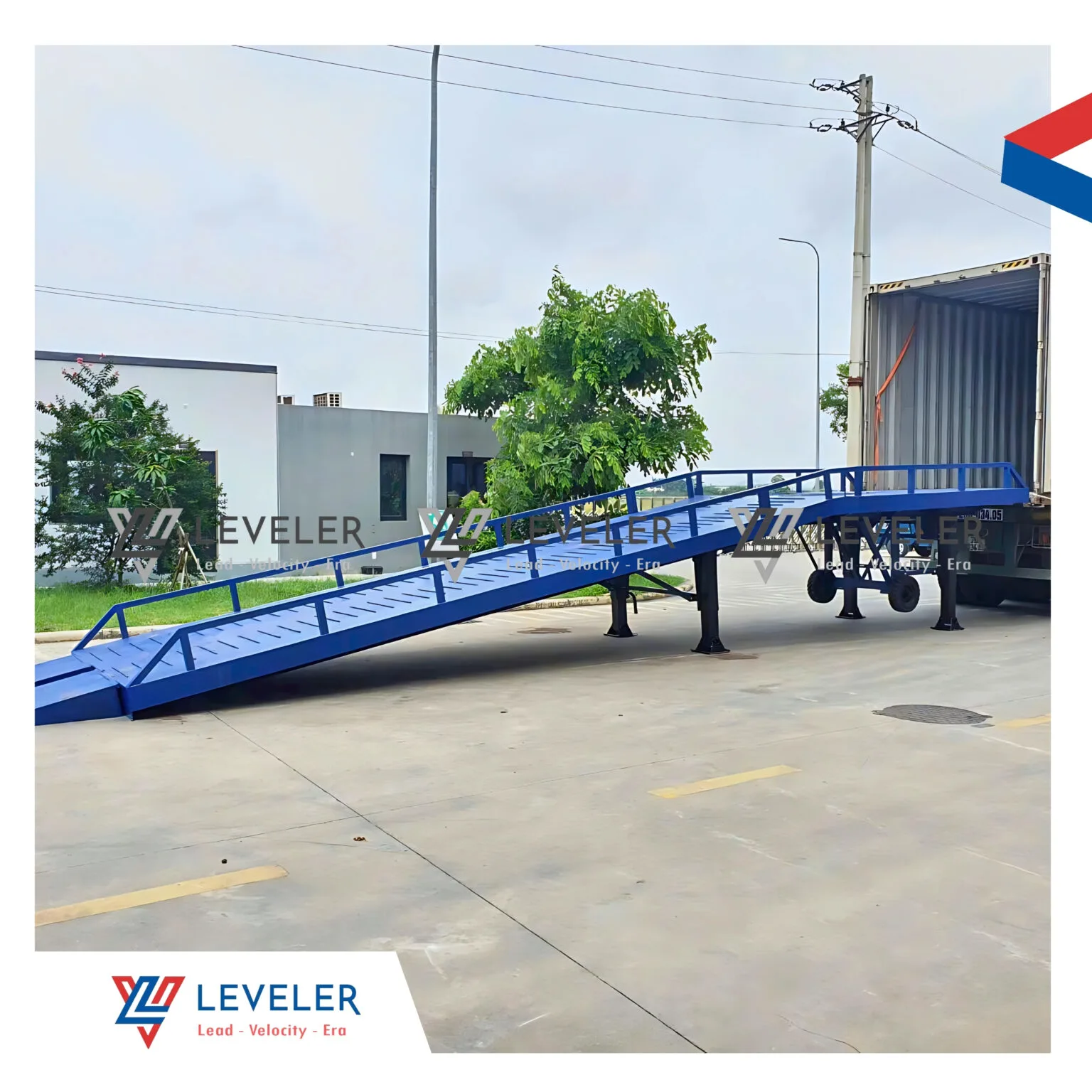 Cầu Xe Nâng Di Động Giá Tốt | Tải Trọng 6–15 Tấn | LEVELER